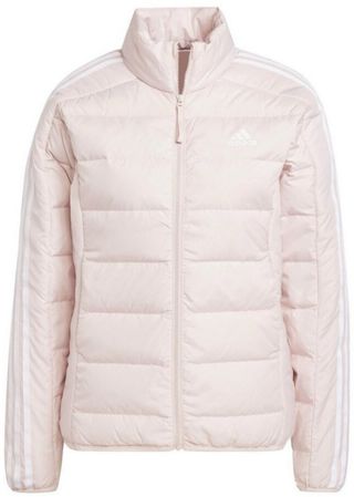 Chaqueta Adidas rosa con rayas blancas