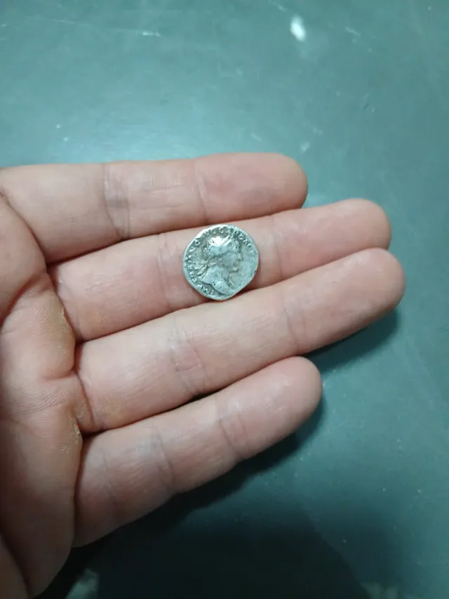 Moneda Romana Denario Antigua