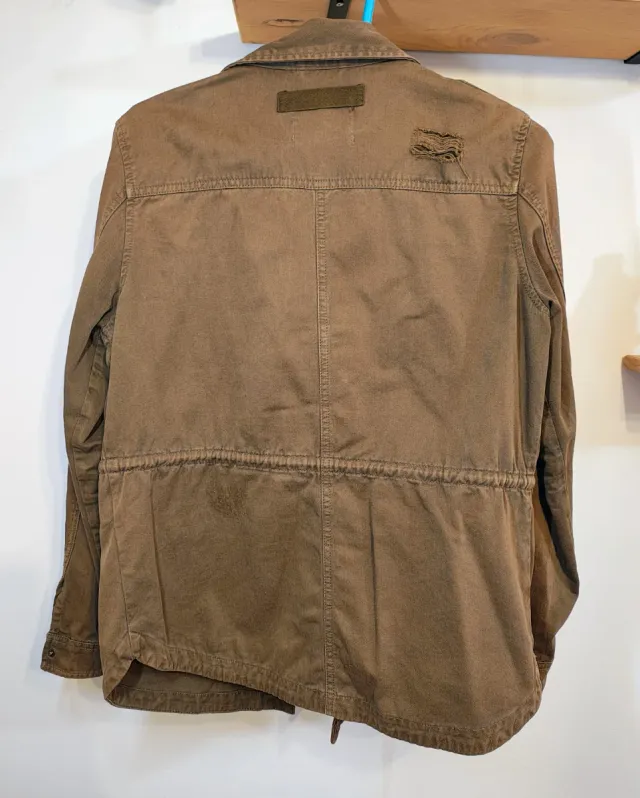 Chaqueta militar Bershka verde L