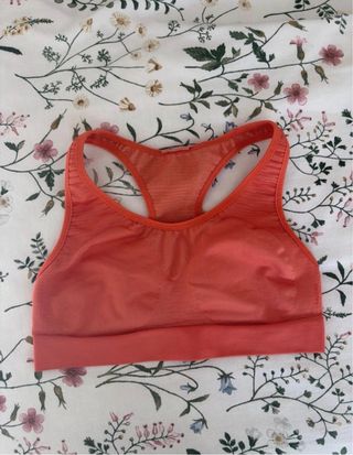 Sujetador deportivo naranja