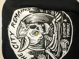 Sudadera Element & Timber Negra Talla XS