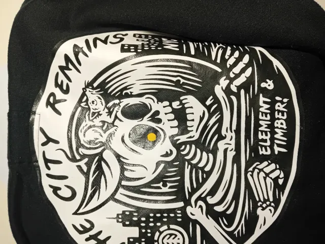 Sudadera Element & Timber Negra Talla XS