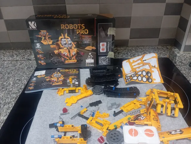 Set Construcción Robots Pro
