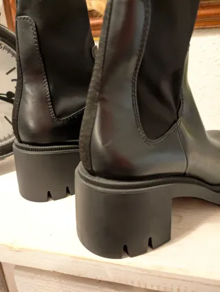 Botines Zara Negros Nuevos Chelsea