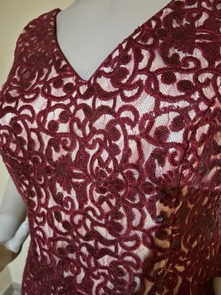 Vestido Sonia Peña con chal