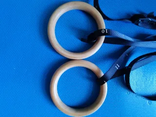 Anillas Gimnasia Madera Crossfit Calistenia Cintas