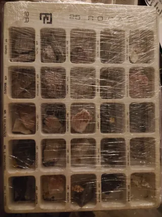 Collezione di rocce e minerali