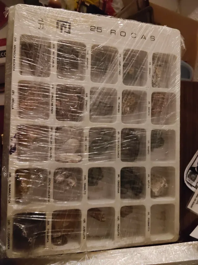 Collezione di rocce e minerali