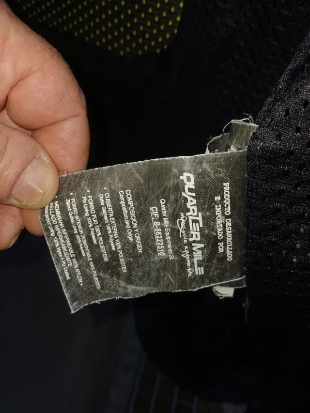 Chaqueta XXXL de moto cordura Quarter Mile