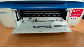 Impresora HP DeskJet 3760 Azul y Blanca