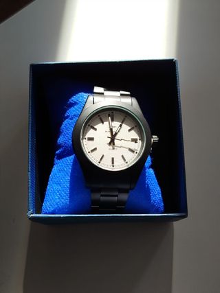 Reloj 40 mm Negro – Acero Inoxidable Galvanizado