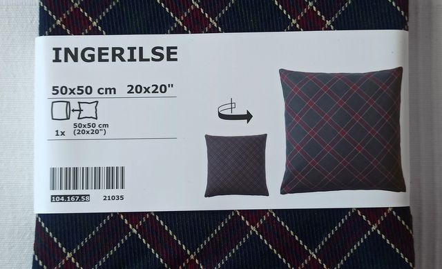 Confezione da 2 fodere per cuscini IKEA (nuovo)