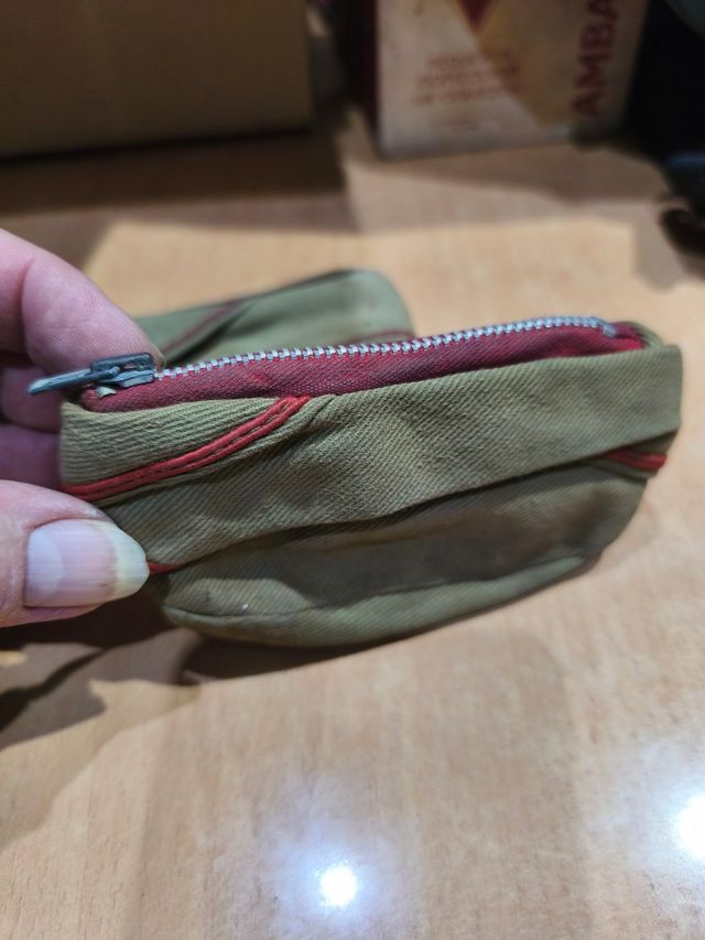 2 Portafogli Militari Verde anni '70