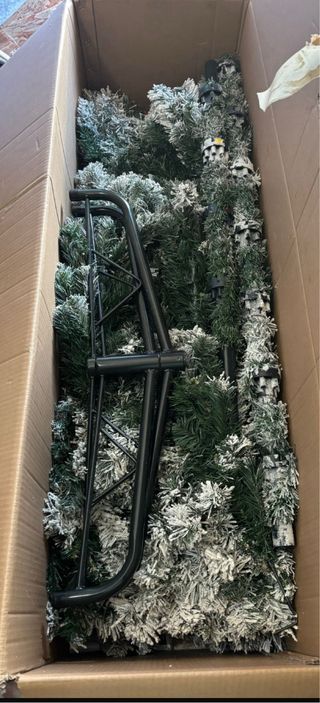 Albero di Natale innevato 270 cm