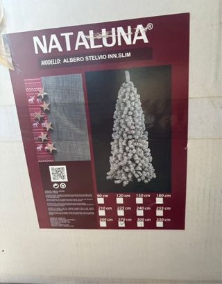 Albero di Natale innevato 270 cm