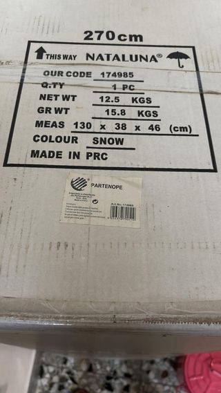 Albero di Natale innevato 270 cm