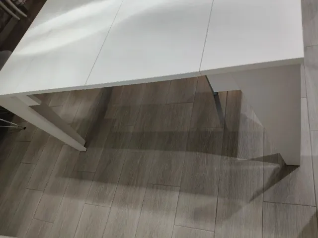 Mesa Comedor Blanca Extensible