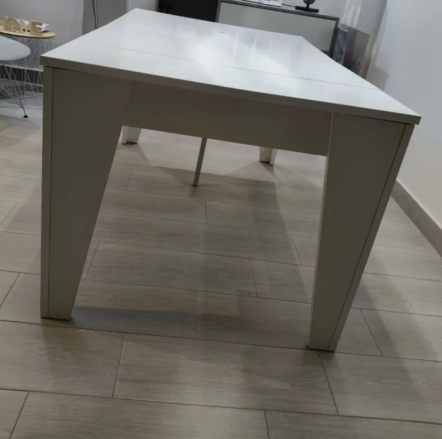 Mesa Comedor Blanca Extensible