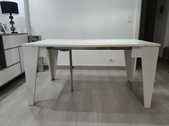 Mesa Comedor Blanca Extensible