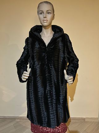 Abrigo Sonia Peña Negro