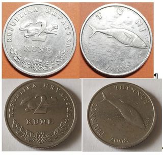 14 Monete Croazia dal 1993 al 2017