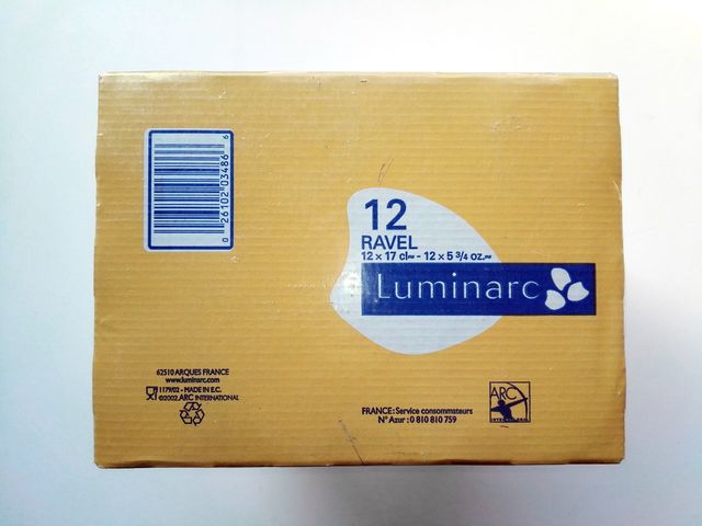 12 copas de flauta LUMINARC (A ESTRENAR)