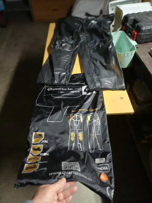 Pantalón de moto cordura Quartermile TUNDRA negro