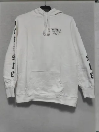 Sudadera larga blanca oversize