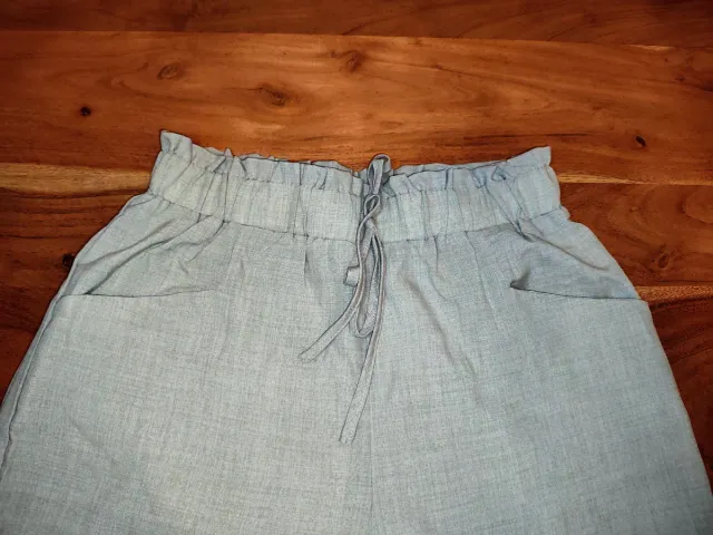 Pantalón bombacho beige