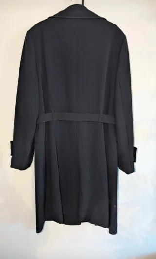 Cappotto lungo donna nero NUOVO
