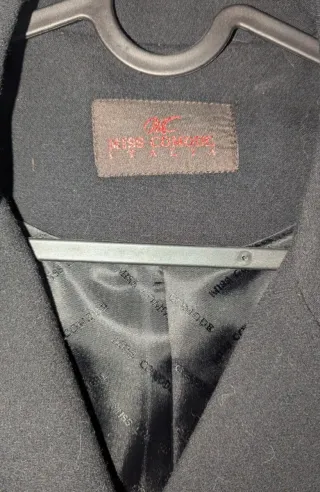 Cappotto lungo donna nero NUOVO