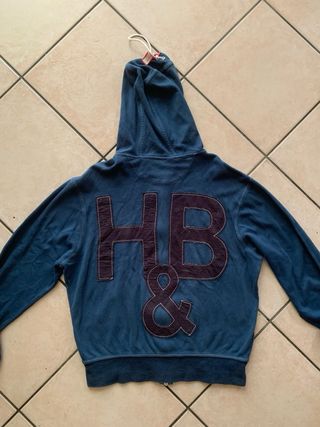 Felpa Harmont & Blaine con cappuccio blu