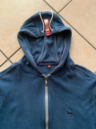 Felpa Harmont & Blaine con cappuccio blu