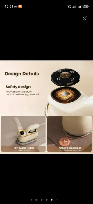 Plancha de Vapor Portátil MiTdir