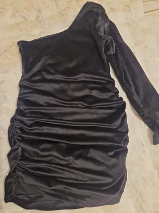 Vestido Terciopelo Fiesta Perlas