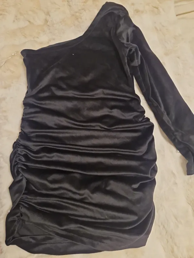 Vestido Terciopelo Fiesta Perlas