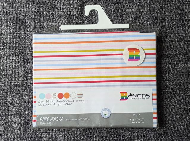 Set copripiumino per culla (da estrenare)