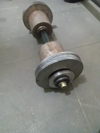 Barra, mancuerna y pesa rusa