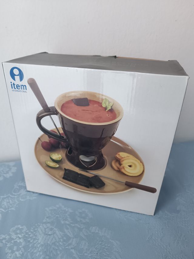 Nuovo set fondue in ceramica