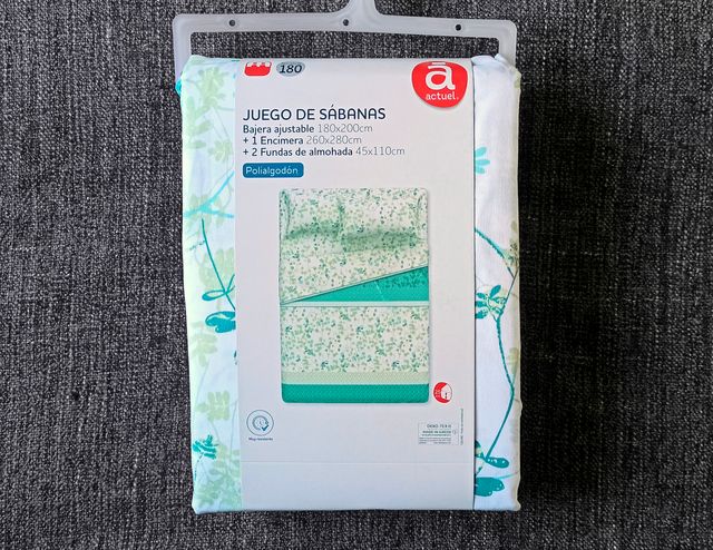 Set di lenzuola per letto matrimoniale 180 (NUOVO E DA PROVARE)