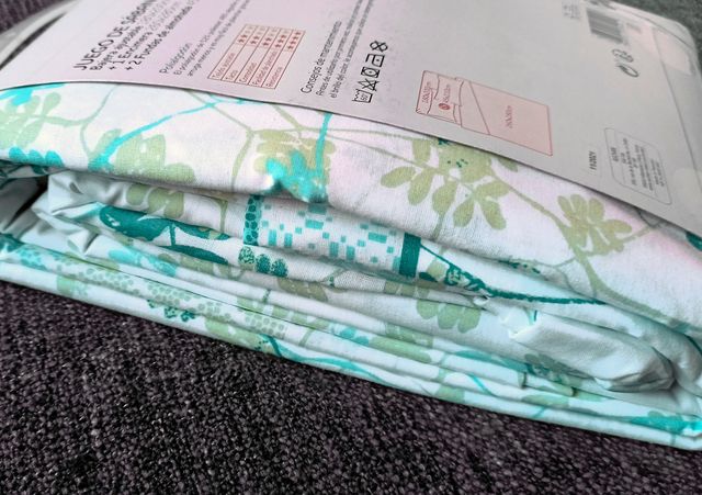 Set di lenzuola per letto matrimoniale 180 (NUOVO E DA PROVARE)