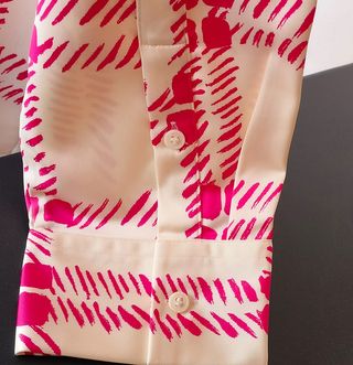 Marni Uniqlo Camicia Oversize Panna/Fucsia