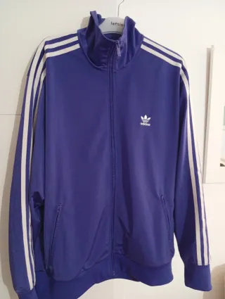 Chaqueta Adidas Morada Original talla L