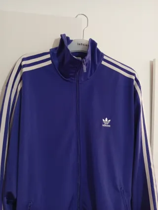 Chaqueta Adidas Morada Original talla L