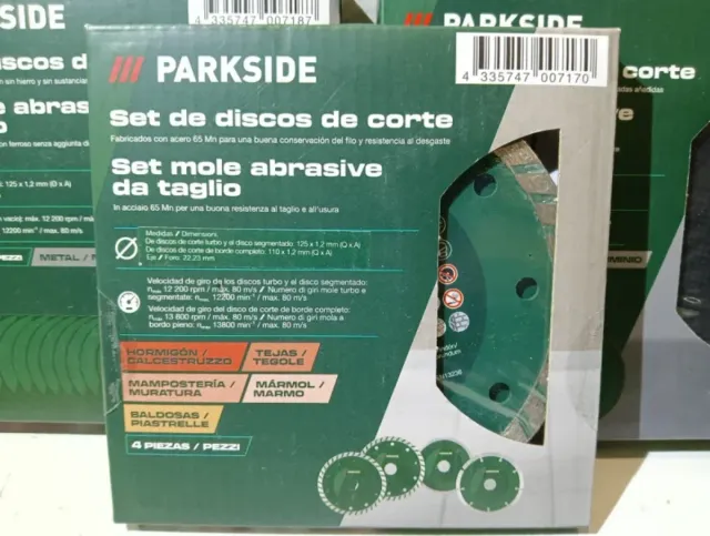 Set di dischi Radial PARKSIDE