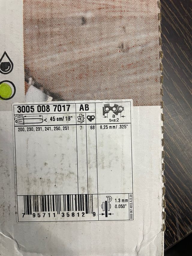 Lâmina Stihl 45 cm / 18 .325 1.3 mm