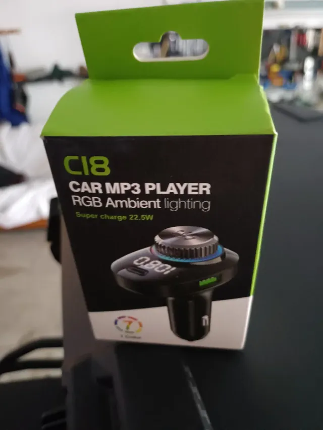 Emisora C18 MP3 Coche Carga Rápida 22.5W