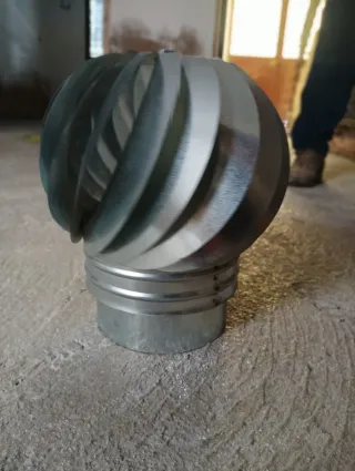 Sombrerete giratorio metálico galvanizado D.150