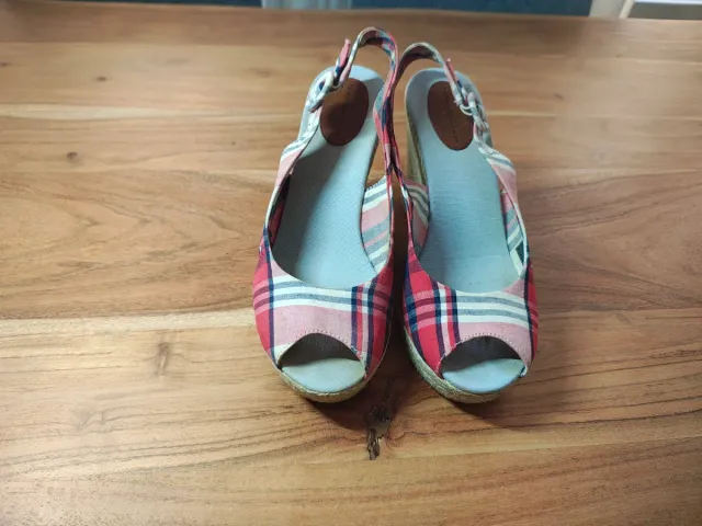 Cuñas Tommy Hilfiger a cuadros