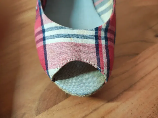 Cuñas Tommy Hilfiger a cuadros